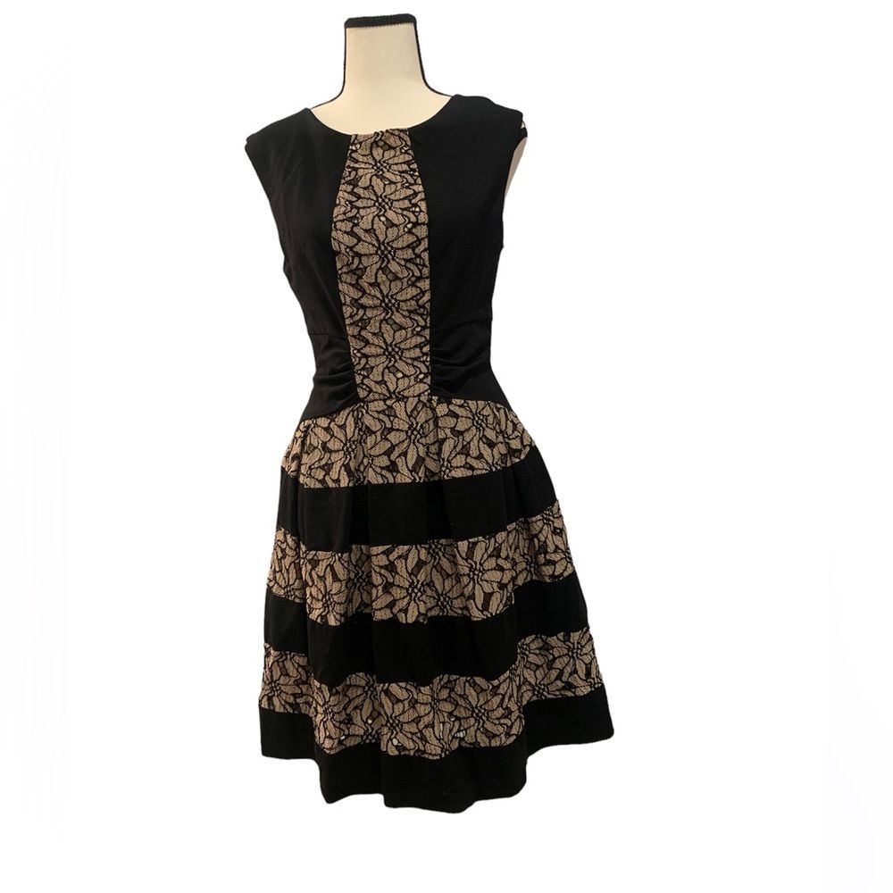Eva Franco | floral lace A line dress